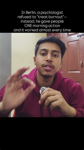 Rekib Ahmed | Self- Improvement on Instagram: "1. People came in exhausted, and he didn't analyze childhood or suggest vacations. He handed them a notebook and said: "Every morning, write one thought you've been protecting yourself from." Within days, patterns surfaced. Not fatigue, but suppressed truth. Burnout wasn't caused by overwork - it was caused by avoidance. 2. A 28-year-old programmer woke up early but scrolled his phone until noon. The psychologist asked one question:"Do you even like