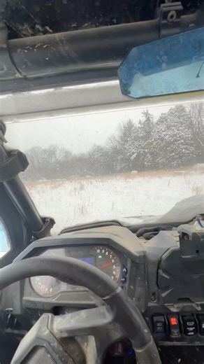 Little snow time fun playing in the rzr, blame it on the skynyrd #rzr #polaris #snow #trending #4x4
