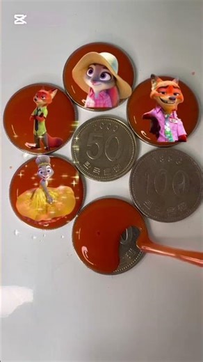 Zootopia Resin Cabochons – Handmade Character Collection (Video) #satisfyingvideo #colormixing