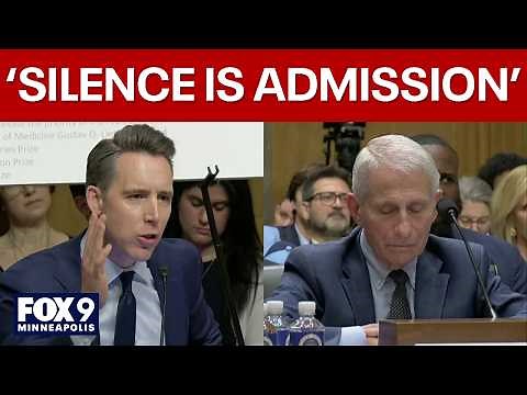 Dr. Fauci grilled by Sen. Hawley over Fifth Amendment responses