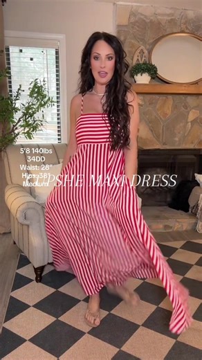 CUPSHE Subtle Lines Striped Maxi Dress Review