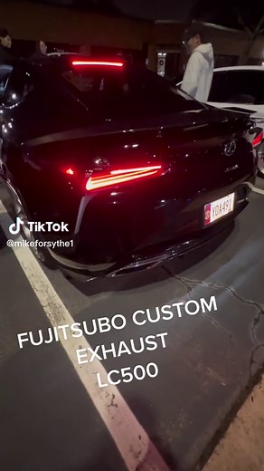 Custom Fujitsubo Exhaust for Lexus LC 500