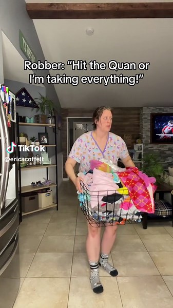 Robber Threatens: Hit the Quan or Lose It All!