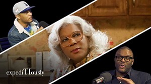 60K views · 372 reactions | Before Tyler Perry had his own movie studio, he was working the stage, making plays for HIS audience. Watch Tyler explain how he created his iconic Madea character, and how he dealt with the criticism that came along with his success. Only on #expediTIously... | Expeditiously with T.I. | Facebook