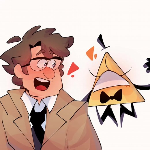 Bill Cipher and Stanford Pines - Gravity Falls Edit