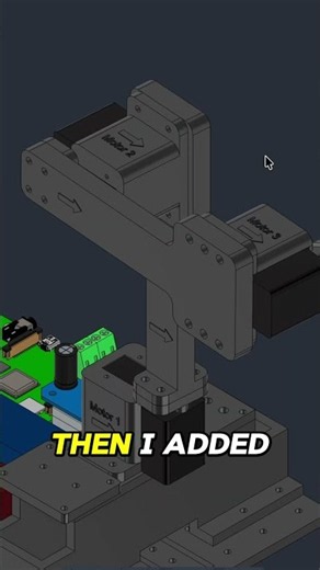 Lining up all Links of the Robotic Arm #ros2 #robotics #robot #3dprinting #servo #engineering #maker
