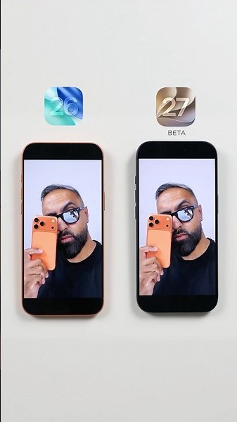 iOS 26 vs iOS 27 - Clean Up Comparison