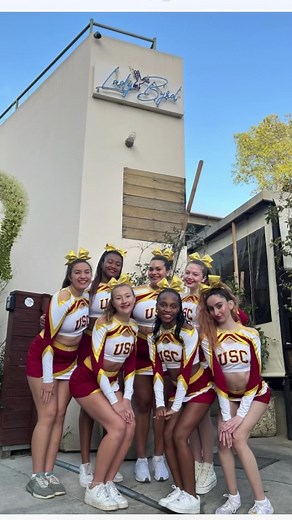 USC Cheerleaders Bring Energy to College Spirit