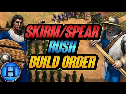 Hera's Skirm + Spear Rush Build Order | NEW (old) META