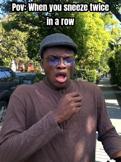 Only a few know this feeling #isaacsamz | what happens if you sneeze two times