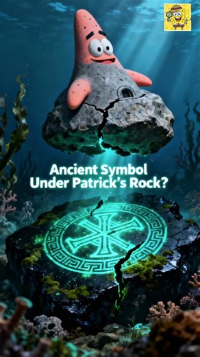 😳 Patrick’s Rock Has a Hidden Symbol You Never Saw! #SpongeBobSecrets #PatrickStar #shorts