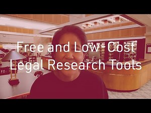 Free and Low-Cost Legal Research Tools