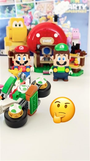 Can LEGO Princess Peach Actually Handle Yoshi’s Bike? 🤔 #lego #mariokart