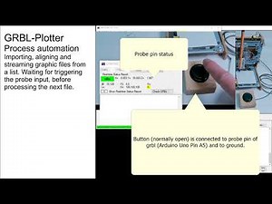 GRBL-Plotter process automation plotter
