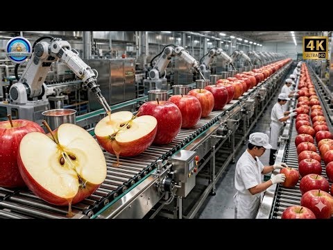 You Won’t Believe How Apple Juice Is Made 😳 | Inside a Mega Factory