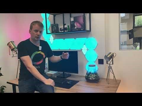 Nanoleaf Shapes Triangles und Mini Triangles ausprobiert