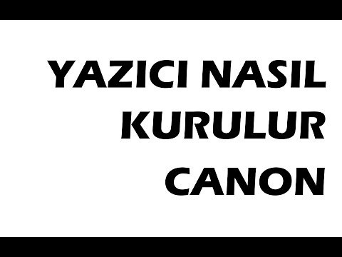 Yazıcı Nasıl Kurulur