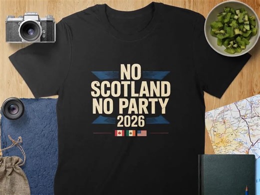 No Scotland No Party 2026 Shirt, Scotland World Cup T-shirt, Tartan Army Top - Etsy UK