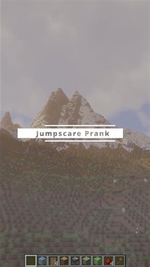 Minecraft Jumpscare Prank. #minecraft #mods #shaders