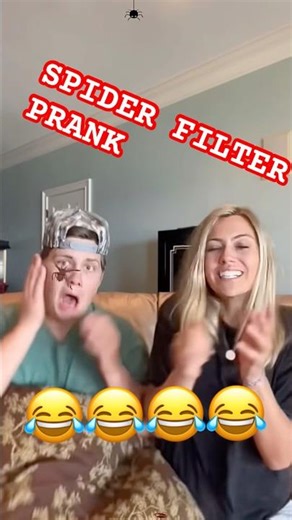 SPIDER FILTER PRANK-Gone Wrong Try Not To Laugh Ultimate #funny #shorts #spiderprank