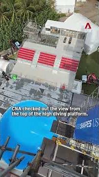 First look at World Aquatics high diving platform at Sentosa, Singapore