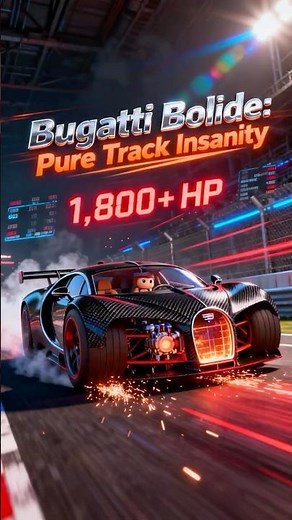 Bugatti Bolide 🏁 Track Beast Explained | Autoverse