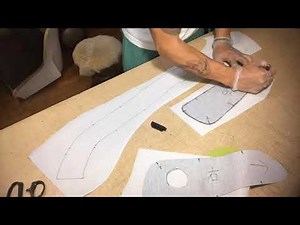公開！シート張替工程How to get a pattern for chevy van arm rest