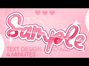 Text Design Tutorial // Ibis Paint X