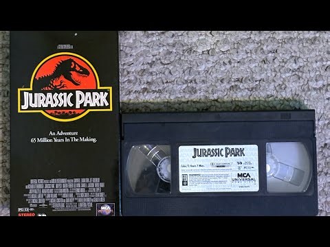 Closing To Jurassic Park 1994 Vhs
