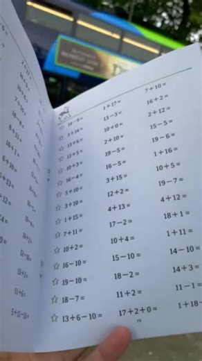 0–20 Addition & Subtraction Workbook for Young Learners