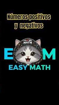 Números Positivos y Negativos #matematicas #easymath #gatomath