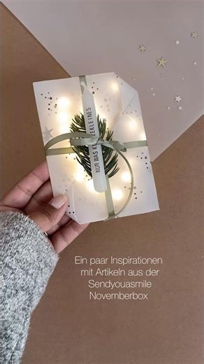EIN PAAR INSPIRATIONEN mit Artikeln aus der 40. Sendyouasmile Novemberbox 2025