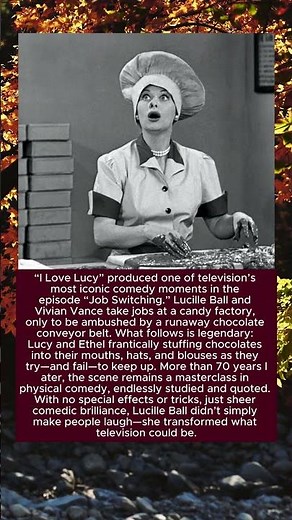 Lucille Ball’s Candy Conveyor Scene: TV Comedy Perfection