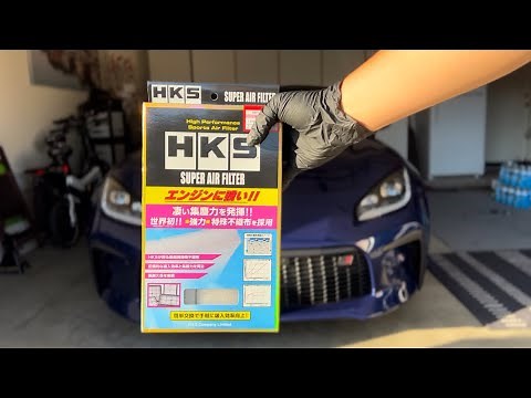 GR86 HKS Super Air Filter install