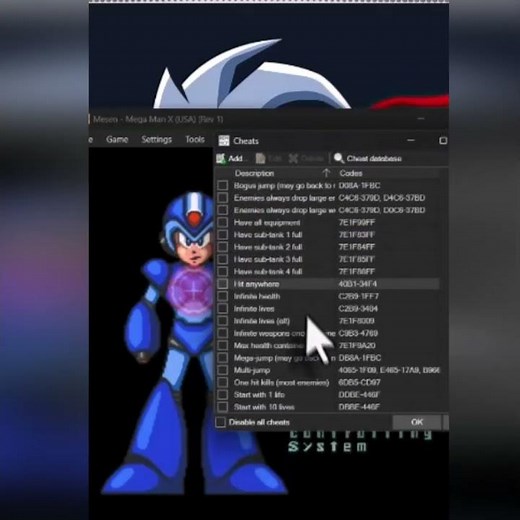 How to use Cheats on Mesen Emulator