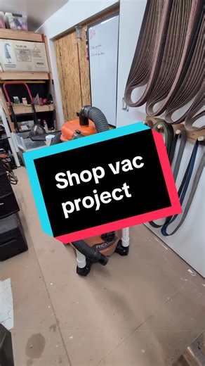 Quick shop vac diy project this morning to save a little more floor space!