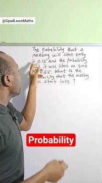 Solving problem involving Probability #probability #probable #gpadlearnmaths #stem #maths