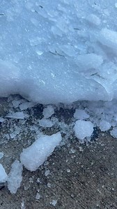 I had to use a knife to cut the ice just to move my rug off the sidewalk… the ice is so thick… that’s why I’m breathing hard… it took everything in me to pull it up!!! | Maria Smith