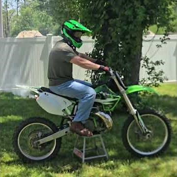 2004 Kawasaki KX 250 dirt bike showcasing classic 2 stroke power! #kawasaki #kx250 #dirtbike