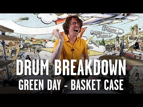 Green Day Basket Case (Intro) Drum Lesson Tutorial - What's That Groove?