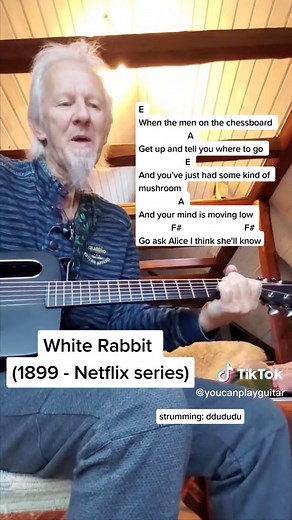 Cómo tocar White Rabbit en guitarra