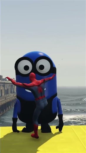 GTA 5 Epic Water Ragdolls | Spider-Man Jumps / Fails ep.(18) #shorts