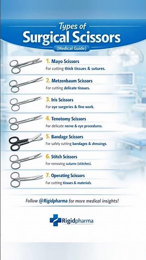 7 Types of Surgical Scissors Every Medical Student Should Know | Medical Instruments Guide