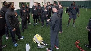 Combine prep a whirlwind for prospects