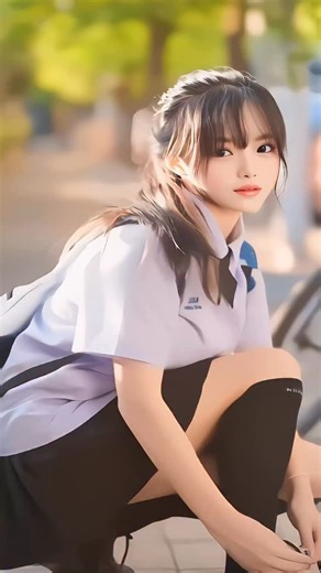 芹沢 尚 | #jk #制服 #絶対領域 #美脚 #ハイソックス #可愛い | Instagram