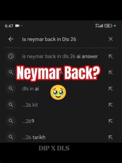 IS Neymar back in DLS 26?👍 #neymar #dlscreator