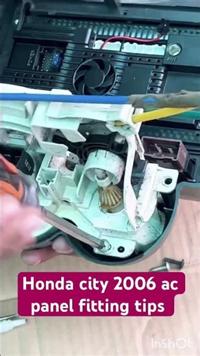 Honda city 2006 AC panel fitting tips #noorcarac #automobile #hondacars #hondacityhatchback ￼￼