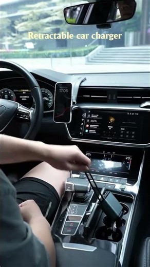 Retractable car charger comment for link #shortvideos #trending #link