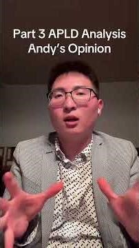 APLD stock part 3: Andy’s opinions