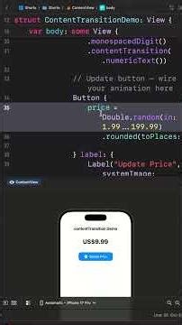 SwiftUI's Most Underrated Modifier (Numbers Go Crazy) #SwiftUI #iOSDev #SwiftUIAnimation